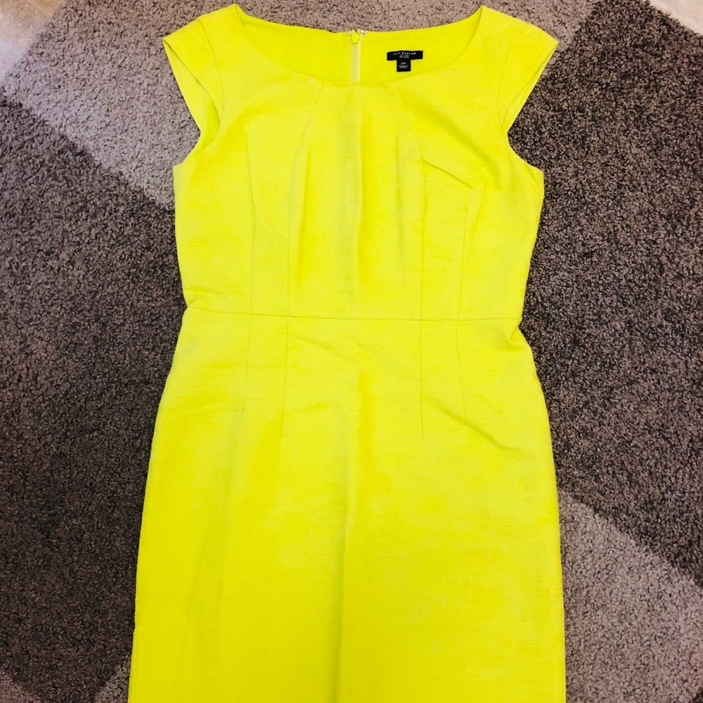 Striking cap sleeve dress by Ann Taylor